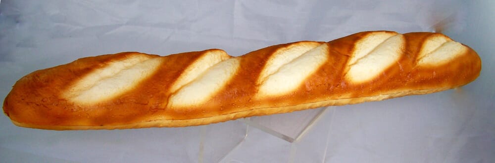 Artificial French Baguette Loaf