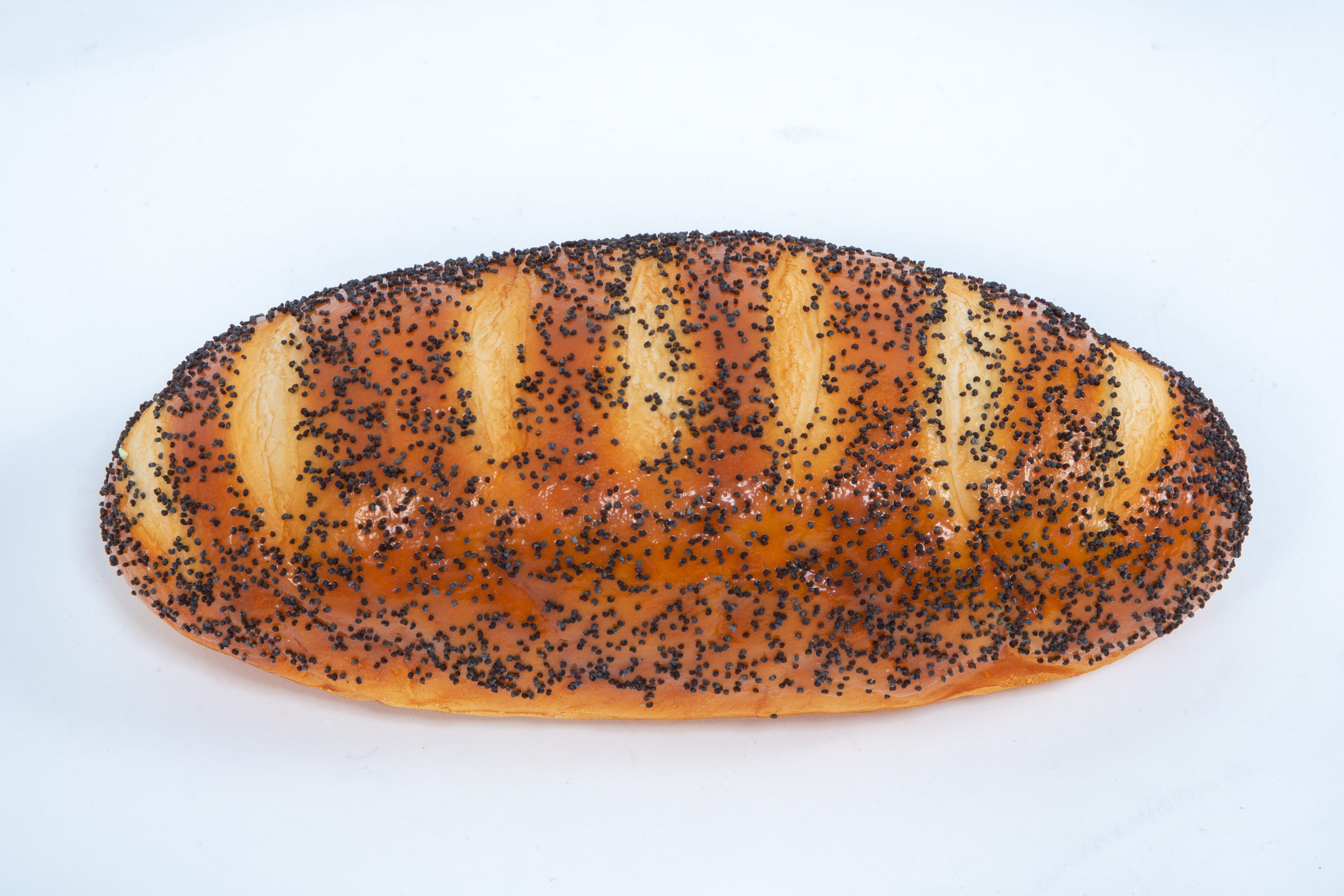 Fake French Bread Loaf with Poppy Seeds