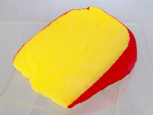 Fake Edam Cheese Wedge