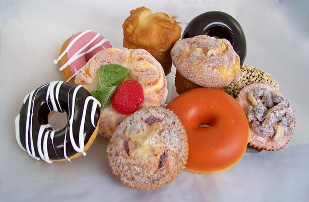 Assorted Fake Pastry Package - 10 Piece Set of Assorted Artificial Pastries