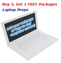 Buy 3 Get 1 FREE Laptop Props